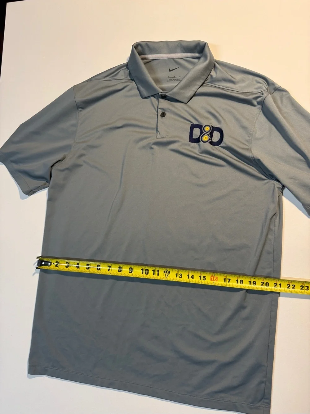 Nike Men’s‎ Grey Polo with D&D Embroidered Logo